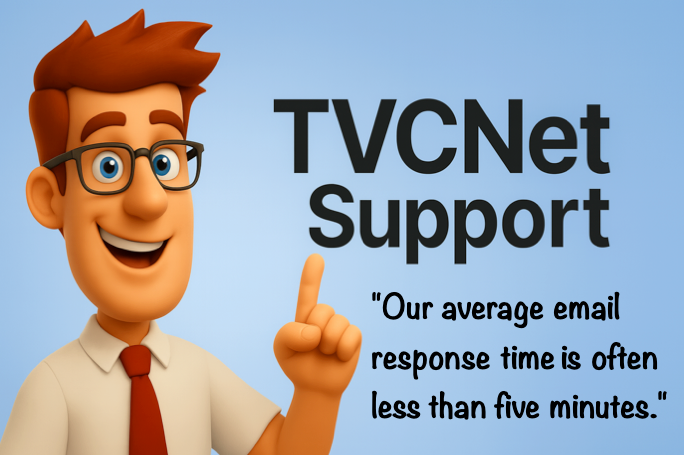 Our average email response time is often less than 5 minutes