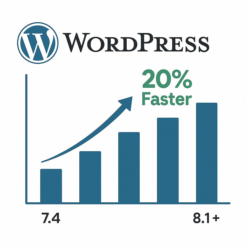 WordPress PHP 8.1 upgrade — up to 20% faster